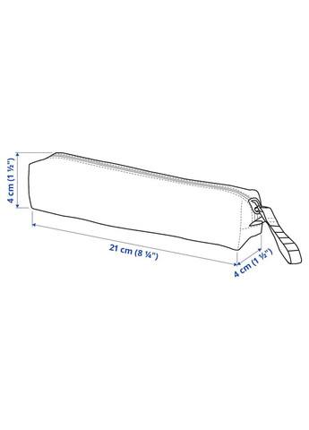Сумка для аксесуарів ІКЕА VARLDENS 21х4х4 см (20490516) IKEA (278407675)