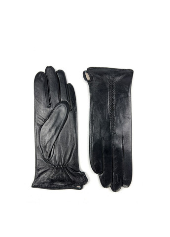 Перчатки женские кожа черные LuckyLOOK 981-486 (290278200)