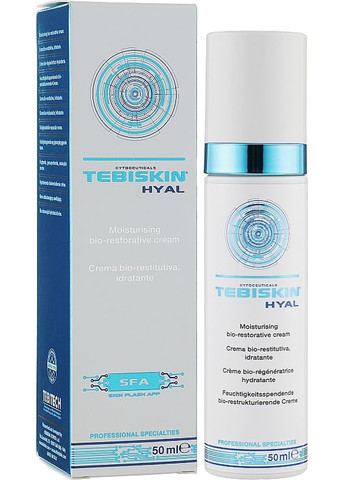 Омолаживающий увлажняющий крем с эффектом биоревитализации Hyal Cream 50ml (553167-9141) Tebiskin (368891704)