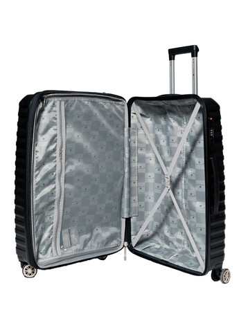 Чемодан большой L 43803 полипропилен Чёрный Snowball (298728868)