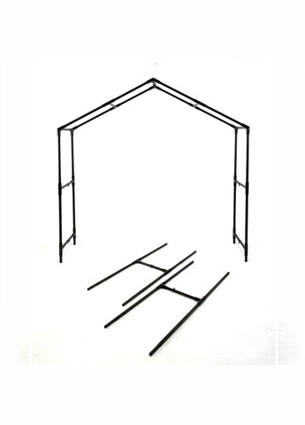 Садовая Арка для плетеных растений Bonita, стальная, разборная, черная 232*132*34 см Broody (300778500)