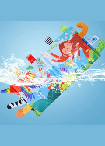 Развивающая мягкая книжечка №6 Джунгли Mommy Bag (306557568)