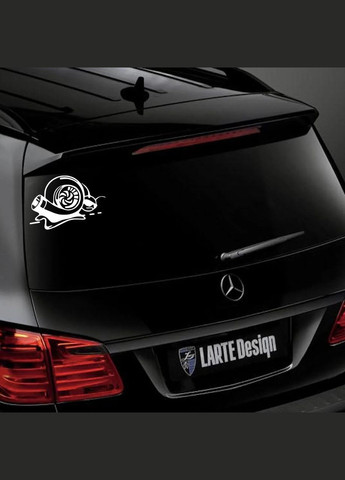 Наклейка автомобильная с рисунком Турбина и монтажная пленка 17х12 см No Brand (298051925)