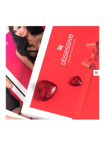 Эротические колготки в большую сетку S812 tights red XL/XXL Obsessive (347279877)