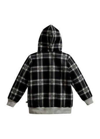 Кофта с капюшоном на трикотажной подкладке Черная (0835) Quadri foglio (355258788)