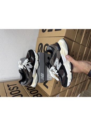 Графітові всесезонні кросівки 9060 black brown New Balance