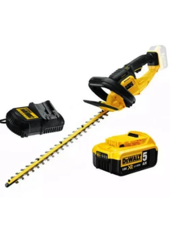 Кусторез аккумуляторный DCM563P1 АКБ 18 В 5 А/ч Длина ножа 55 см DeWALT (388977616)