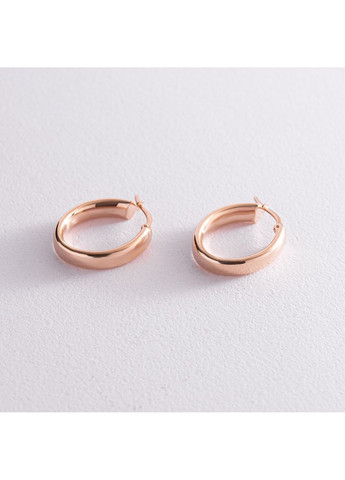 Овальные серьги в красном золоте с07858 Oniks (362138902)