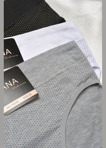 Набор трусов женских полубатальных 3 штуки Let's Shop (302859301)