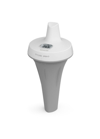 Метеостанція для басейну, внутр/зовні вимірювання, AAx2+AAx2, темп-ра, чорний Sencor (360394878)