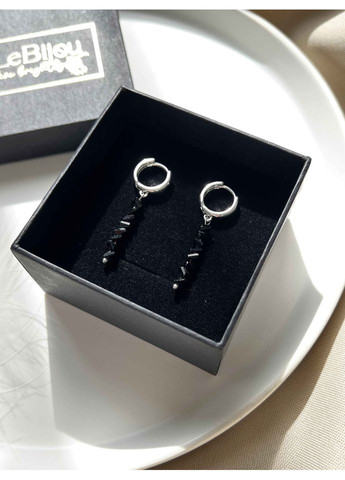 Серьги из черного хрусталя 5581 LeBijou (367580155)