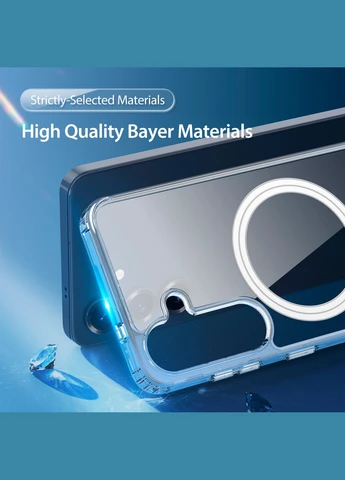 Чохол Clin Mag with MagSafe для Samsung Galaxy S25 Transparent [134546] Dux Ducis (400937891)