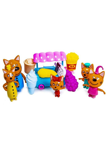 Ігровий набір із фігурками "Три коти". Multicolor (N73-2) Yufeng (340911192)