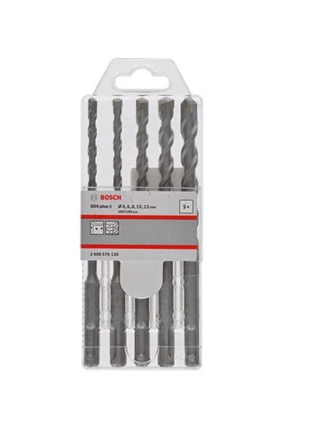 Набор буров SDS-plus-1 (160 мм, 5 шт) по бетону (26431) Bosch (347332455)