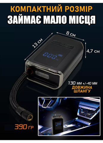 Насос автомобильный 130 USB MSAL комбинированный 25л/мин Black Profi (369766283)