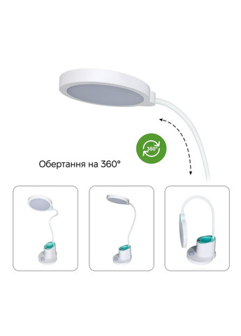 Настольная лампа WD-6079 9W 388lm 4159K USB 5V white Weidasi (314774528)