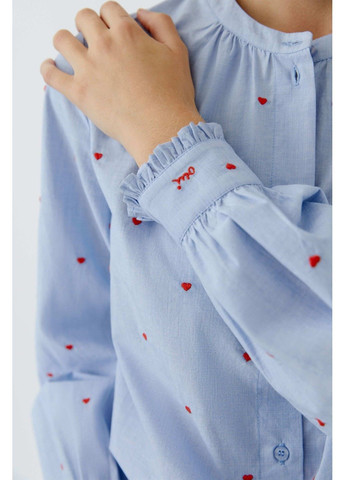 Голубая женская блуза голубой Oui