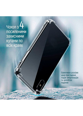 Чехол TPU AntiShock для Samsung Galaxy A25 Transparent (CWCTASSGA256) Colorway (307436762)