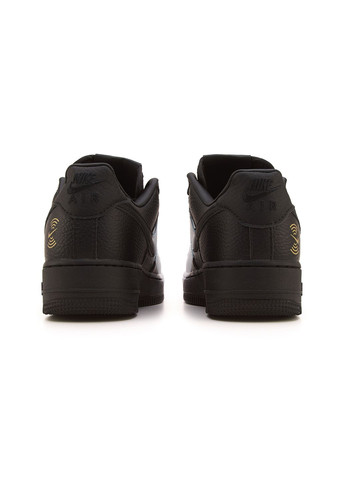 КРОСІВКИ ЖІНОЧІ NIKE AIR FORCE 1 ANNIVERSARY EDITION BLACK WHITE НАЙК АІР ФОРС 1 ПРЕМІУМ No Brand чорні демісезони (368862353)