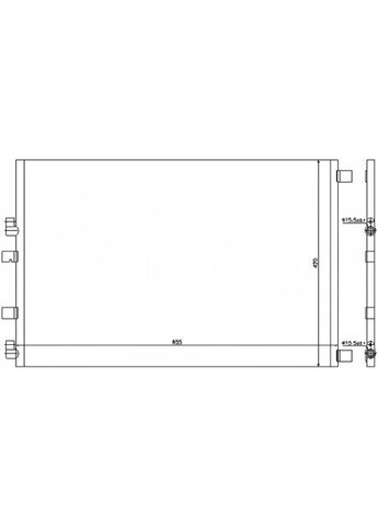 Конденсер кондиционера RENAULT MEGANE (02-) 1.4I-1.6I-2.0I-1.5 DCI-1.9 DCI/M/A/AC+(09/02-) OE 82 00 3 940152 Nissens (366179988)
