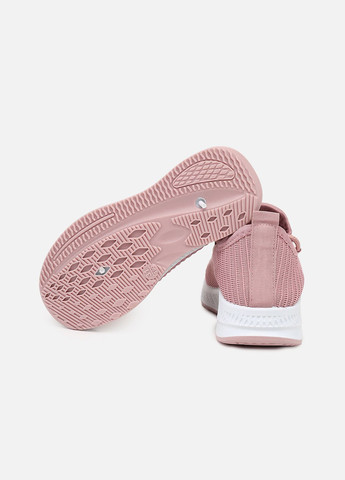 Светло-розовые всесезонные кроссовки для девочки, на плоской подошве цвет пудровый цб-00269296 No Brand