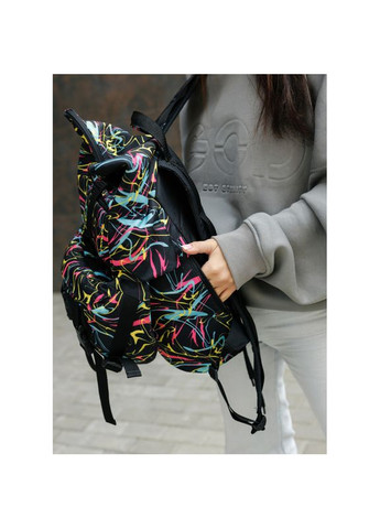 Большая женская поясная сумка бананка DynamicDart принт ABSTRACT Sambag (329692803)