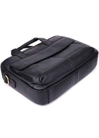 Портфель для мужчин из натуральной кожи 23041 Черный Vintage (348358923)