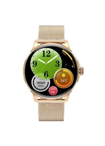 Годинник розумний наручний Smart Holiday Gold Steel 2 ремінці (2892613835) UWatch (387630539)