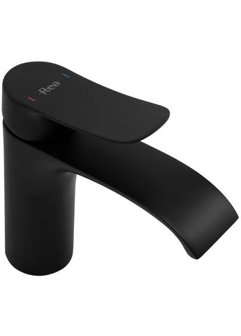 Змішувач для раковини (умивальника) DART BLACK чорний низький Rea (320772899)