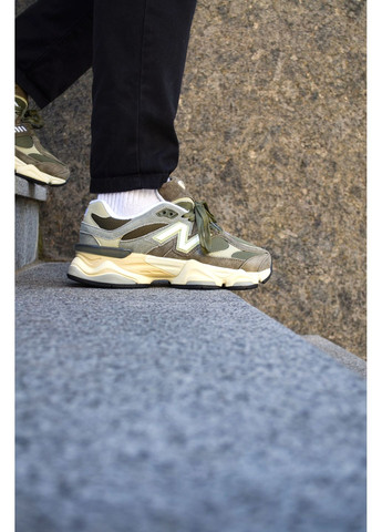 Сірі Осінні кросівки чоловічі new balance 9060 green нью беланс 9060 No Brand