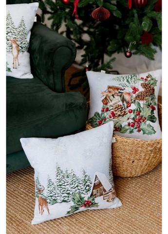 Подушка гобеленова Олені SQUIRREL 45х45 см Прованс (366970017)