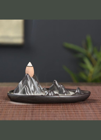 Керамічна підставка для пахощів + 5 арома-конусів "Мікс" No Brand (298573628)