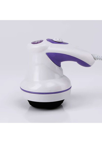 Массажер антицеллюлитный ручной электрический для всего тела портативный вибромассажер с насадками (KI8511) No Brand (360867198)