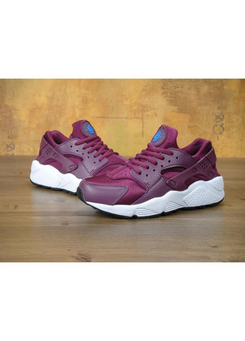 КРОССОВКИ ЖЕНСКИЕ NIKE HUARACHE BORDO НАЙК ХУАРАЧИ No Brand бордовые демисезоны (368883817)