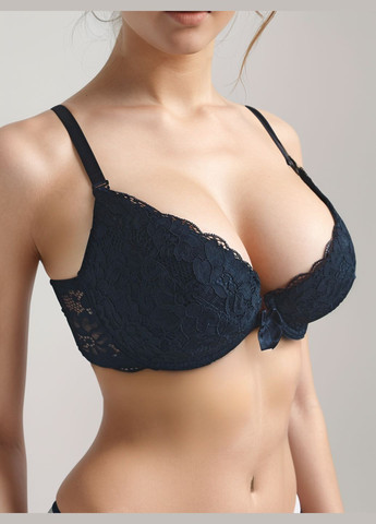 Чорний бюстгальтер a 6513 c Acousma з кісточками нейлон, спандекс