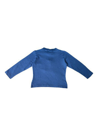 Футболка-лонгслів бавовняна для хлопчика organic cotton wear 104, 116 см Синій (1040) ZEYNO&MEMO (341268106)