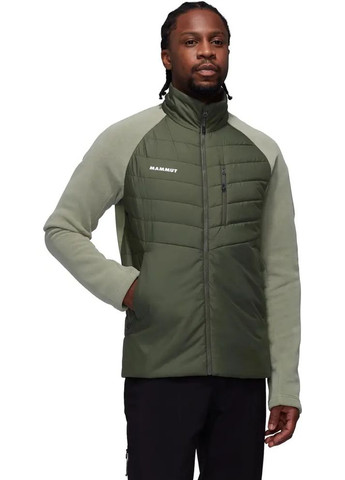 Комбінована демісезонна куртка innominata ml hybrid jacket men marsh-dark marsh Mammut
