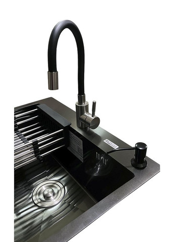 Комплект мийка + змішувач Arta U-550S BL (C) Romzha (315029736)
