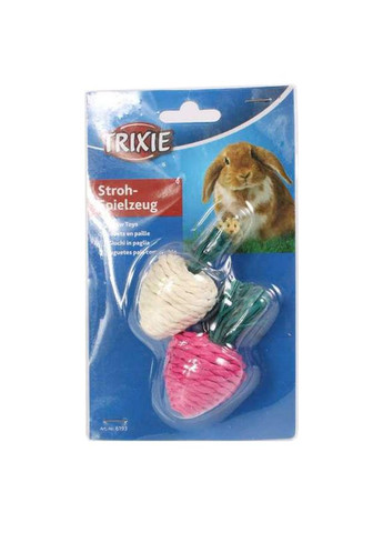 Игрушки для грызунов Set of Straw Toys редис плетенный, 8см Trixie (292395400)