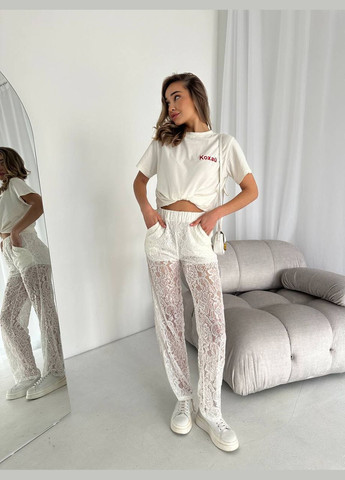 Стильні мережевні штани з підкладкою-шортиками Vakko (284419085)