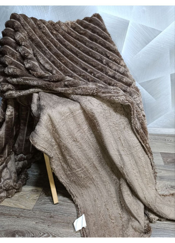 Плед Шарпей, Евро, 200*230 см, полоска 4 см No Brand (365578754)