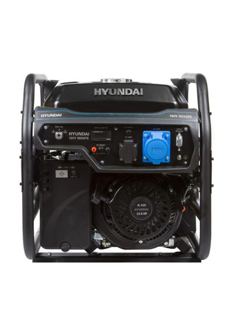 Бензиновый генератор HHY 9050FE (6.5 кВт, 50 Гц, 230 В, 25 л) электростартер однофазный (23149) Hyundai (265535167)