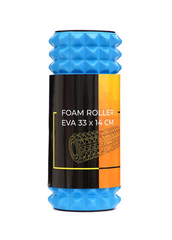 Масажний ролик EVA 33 x 14 см (валик, роллер) XR-0340 Blue Cornix (304252744)