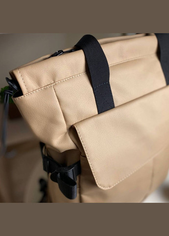 Женская сумка рюкзак шопер бежевый цвет экокожа No Brand (294057621)