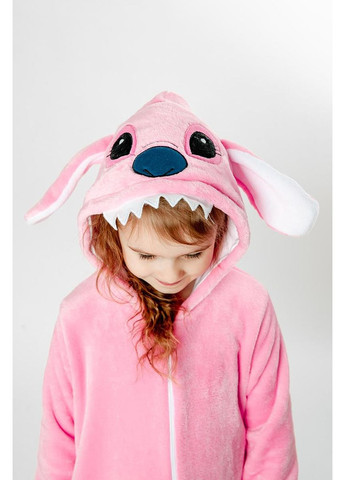 Кігурумі дитячий Стич із м’якого та теплого велсофту домашній костюм для дівчинки V&V (361057554)