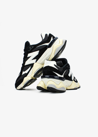 Кросівки жіночі і чоловічі New Balance 9060 Black/White | Нью Баланс 9060 чорні No Brand чорні демісезони (336068676)