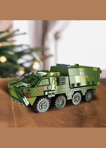 Конструктор детский.Военный игровой игровой БТР "ЗСУ" на 483 детали. XingBao (354829598)