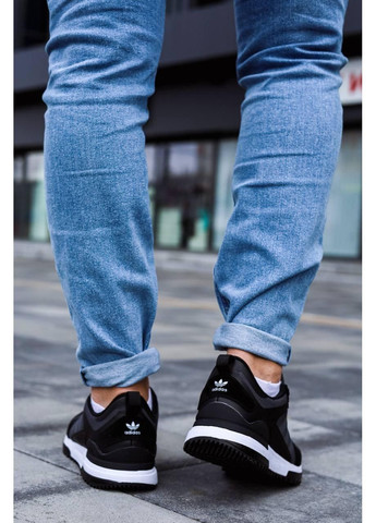 Черные демисезонные кроссовки мужские adidas zx 700 black white адидас zx 700 No Brand