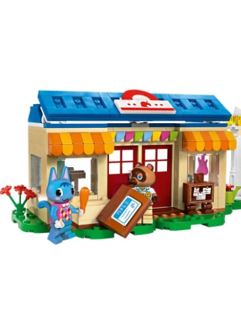Конструктор Animal Crossing Киоск Nook's Cranny и дом Rosie (77050-) Lego (322906986)
