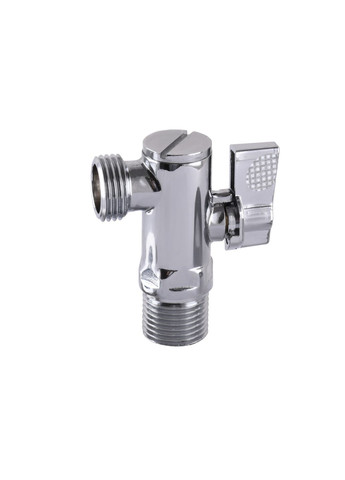 Кран шаровой угловой с фильтром 1/2”x3/4” А7041(7043) Solomon (335426264)